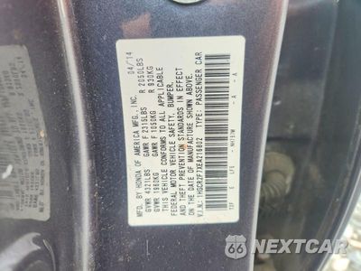 Zdjęcie 34 z 36 samochodu: 2014 HONDA ACCORD EX VIN:1HGCR2F7XEA216802 - miniatura