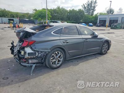 Trzecie zdjęcie samochodu z tyłu: 2021 HYUNDAI SONATA SEL VIN:5NPEL4JA4MH107430 - miniatura