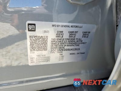 Zdjęcie 12 z 12 samochodu: 2025 CHEVROLET SILVERADO LT VIN:1GC10ZED3SU413515 - miniatura