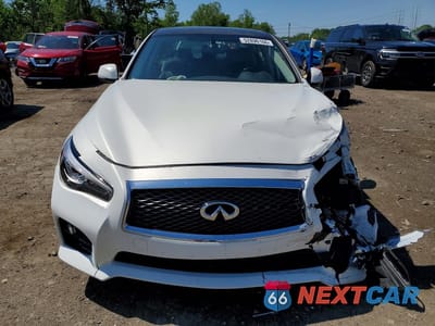 Piąte zdjęcie samochodu w środku: 2014 INFINITI Q50 HYBRID SPORT VIN:JN1AV7AR2EM703551 - miniatura