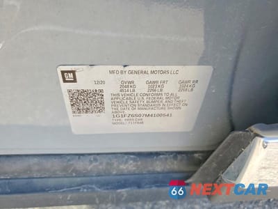 Zdjęcie 13 z 13 samochodu: 2021 CHEVROLET BOLT EV PREMIER VIN:1G1FZ6S07M4100541 - miniatura