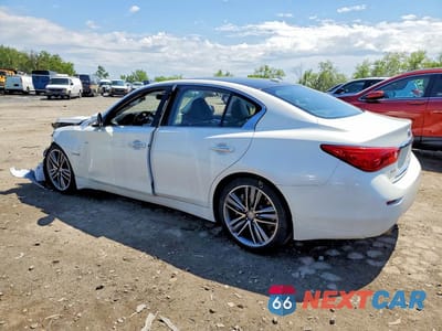 Drugie zdjęcie samochodu z przodu: 2014 INFINITI Q50 HYBRID SPORT VIN:JN1AV7AR2EM703551 - miniatura