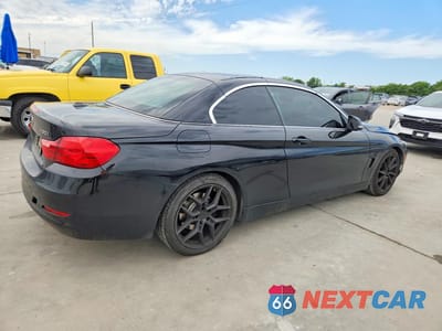 Trzecie zdjęcie samochodu z tyłu: 2017 BMW 430I VIN:WBA4U7C50H5H19396 - miniatura