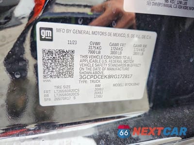 Zdjęcie 12 z 12 samochodu: 2024 CHEVROLET SILVERADO K1500 TRAIL BOSS CUSTOM VIN:3GCPDCEK8RG172817 - miniatura