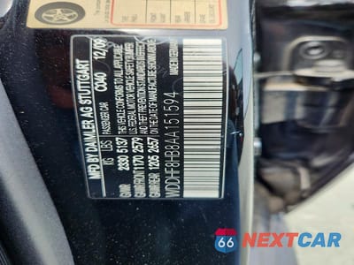 Zdjęcie 12 z 12 samochodu: 2010 MERCEDES-BENZ E 350 4MATIC VIN:WDDHF8HB8AA151594 - miniatura
