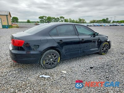 Trzecie zdjęcie samochodu z tyłu: 2011 VOLKSWAGEN JETTA SE VIN:3VWBX7AJ5BM394662 - miniatura