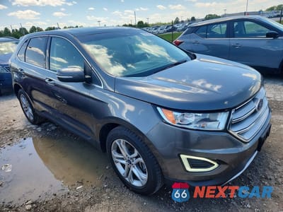 Czwarte zdjęcie samochodu z boku: 2018 FORD EDGE TITANIUM VIN:2FMPK4K95JBB43324 - miniatura