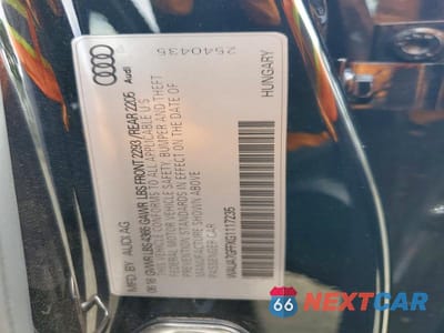 Zdjęcie 12 z 12 samochodu: 2016 AUDI A3 VIN:WAUA7GFFXG1117235 - miniatura
