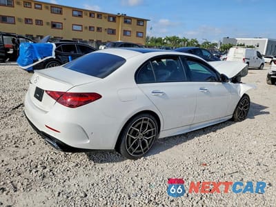 Trzecie zdjęcie samochodu z tyłu: 2023 MERCEDES-BENZ C 300 VIN:W1KAF4GBXPR085670 - miniatura