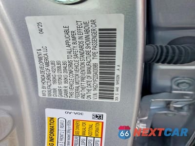 Zdjęcie 12 z 12 samochodu: 2025 HONDA ACCORD LX VIN:1HGCY1F22SA030989 - miniatura