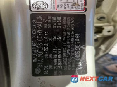 Zdjęcie 13 z 13 samochodu: 2006 KIA SPORTAGE LX VIN:KNDJE723067240798 - miniatura