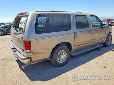 Trzecie zdjęcie samochodu z tyłu: 2000 FORD EXCURSION XLT VIN:1FMNU40L3YEC37832 - miniatura