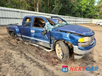 Czwarte zdjęcie samochodu z boku: 1999 GMC NEW SIERRA K1500 VIN:1GTEK19T1XZ519969 - miniatura