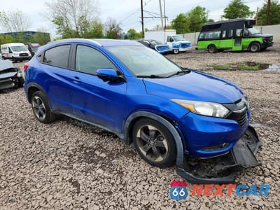 Czwarte zdjęcie samochodu z boku: 2018 HONDA HR-V EXL VIN:3CZRU6H71JM710341 - miniatura