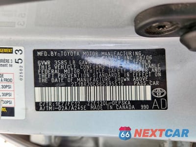 Zdjęcie 12 z 12 samochodu: 2006 TOYOTA COROLLA S VIN:2T1BR30E66C695515 - miniatura