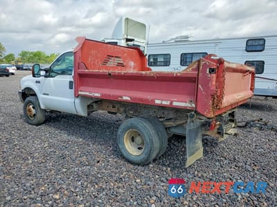 Drugie zdjęcie samochodu z przodu: 2003 FORD F350 SUPER DUTY DUMP TRUCK VIN:1FDWF37P83ED28525 - miniatura