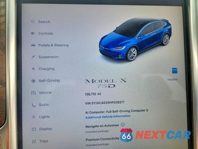 Zdjęcie 9 z 14 samochodu: 2017 TESLA MODEL X VIN:5YJXCAE20HF038217 - miniatura