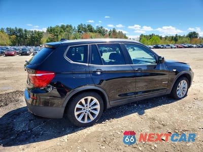 Trzecie zdjęcie samochodu z tyłu: 2013 BMW X3 XDRIVE28I VIN:5UXWX9C52D0D06416 - miniatura