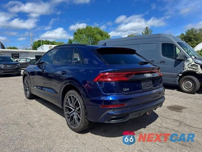 Trzecie zdjęcie samochodu z tyłu: 2019 AUDI Q8 PRESTIGE S-LINE VIN:WA1FVAF18KD029107 - miniatura