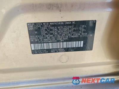 Zdjęcie 13 z 13 samochodu: 2010 TOYOTA RAV4 BASE VIN:2T3JF4DV4AW069500 - miniatura