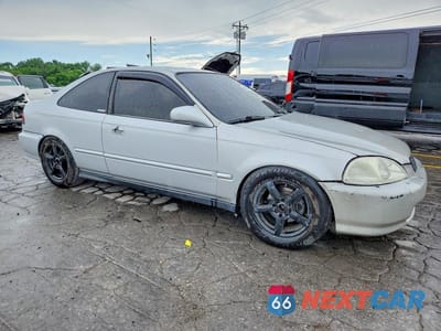 Czwarte zdjęcie samochodu z boku: 1996 HONDA CIVIC EX VIN:1HGEJ8140TL084716 - miniatura
