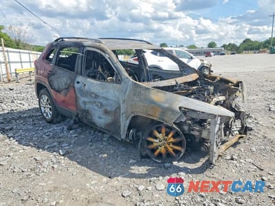 Czwarte zdjęcie samochodu z boku: 2016 JEEP CHEROKEE LIMITED VIN:1C4PJMDB7GW277914 - miniatura