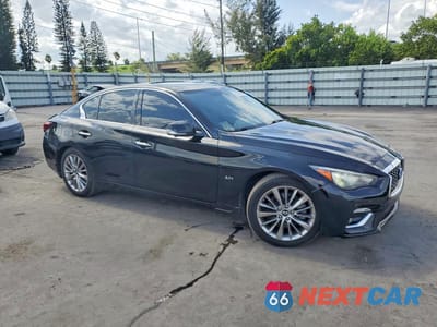 Czwarte zdjęcie samochodu z boku: 2020 INFINITI Q50 3.0T LUXE VIN:JN1EV7AP0LM208620 - miniatura