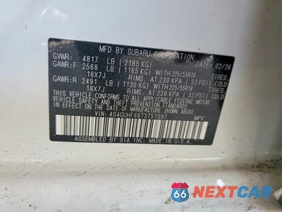 Zdjęcie 12 z 12 samochodu: 2026 SUBARU CROSSTREK SPORT VIN:4S4GUHF68T3751097 - miniatura