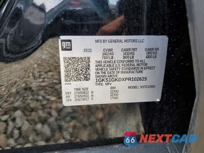 Zdjęcie 13 z 13 samochodu: 2023 GMC YUKON XL C1500 SLT VIN:1GKS1GKDXPR102625 - miniatura