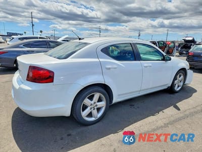 Trzecie zdjęcie samochodu z tyłu: 2013 DODGE AVENGER SE VIN:1C3CDZAB1DN645338 - miniatura