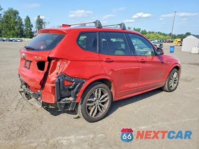 Trzecie zdjęcie samochodu z tyłu: 2015 BMW X3 XDRIVE28I VIN:5UXWX9C57F0D52049 - miniatura