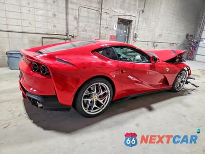 Trzecie zdjęcie samochodu z tyłu: 2020 FERRARI 812 SUPERFAST VIN:ZFF83CLA5L0248623 - miniatura