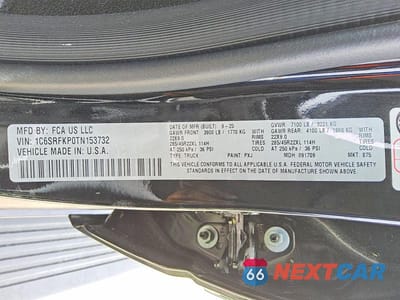 Zdjęcie 12 z 12 samochodu: 2026 RAM 1500 TUNGSTEN VIN:1C6SRFKP0TN153732 - miniatura