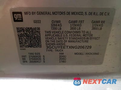 Zdjęcie 12 z 12 samochodu: 2022 CHEVROLET SILVERADO LTD K1500 RST VIN:3GCUYEETXNG206729 - miniatura