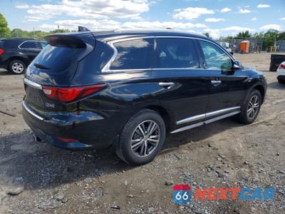 Trzecie zdjęcie samochodu z tyłu: 2017 INFINITI QX60 BASE VIN:5N1DL0MM9HC506258 - miniatura