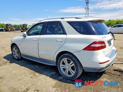 Drugie zdjęcie samochodu z przodu: 2012 MERCEDES-BENZ ML 350 4MATIC VIN:4JGDA5HB7CA027689 - miniatura