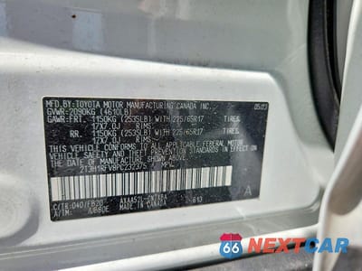 Zdjęcie 13 z 13 samochodu: 2023 TOYOTA RAV4 LE VIN:2T3H1RFV8PC232375 - miniatura