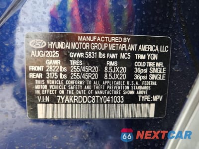 Zdjęcie 13 z 13 samochodu: 2026 HYUNDAI IONIQ 5 LIMITED VIN:7YAKRDDC8TY041033 - miniatura