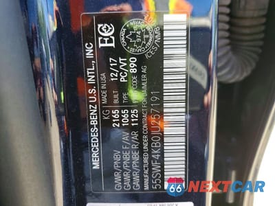 Zdjęcie 12 z 12 samochodu: 2018 MERCEDES-BENZ C 300 4MATIC VIN:55SWF4KB0JU257191 - miniatura