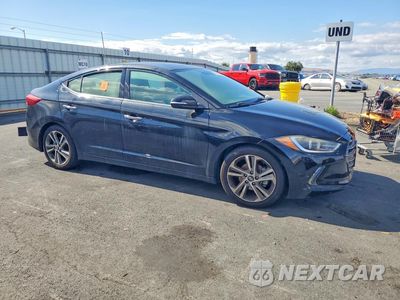Czwarte zdjęcie samochodu z boku: 2017 HYUNDAI ELANTRA LIMITED VIN:5NPD84LF1HH055248 - miniatura
