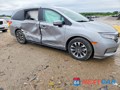 Czwarte zdjęcie samochodu z boku: 2024 HONDA ODYSSEY EXL VIN:5FNRL6H67RB056025 - miniatura