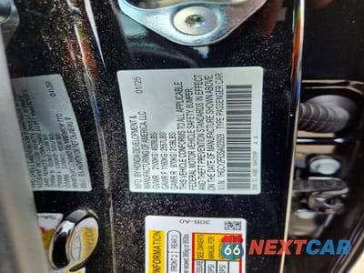 Zdjęcie 12 z 12 samochodu: 2025 HONDA ACCORD HYBRID EXL VIN:1HGCY2F63SA023929 - miniatura