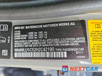 Zdjęcie 13 z 13 samochodu: 2017 MINI COOPER CLUBMAN ALL4 VIN:WMWLU1C52H2C42190 - miniatura