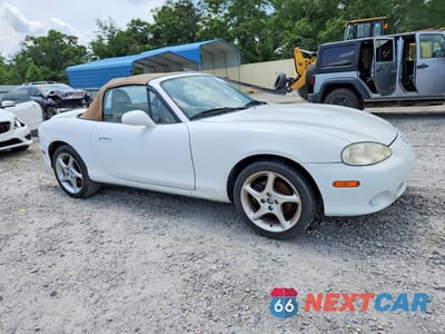 Czwarte zdjęcie samochodu z boku: 2001 MAZDA MX-5 MIATA BASE VIN:JM1NB353510207408 - miniatura
