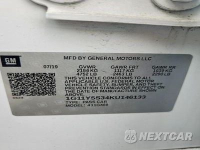 Zdjęcie 12 z 12 samochodu: 2019 CHEVROLET IMPALA LS VIN:1G11Y5S34KU146133 - miniatura