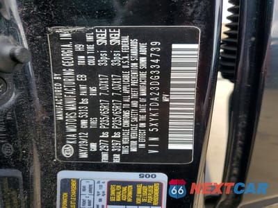 Zdjęcie 13 z 13 samochodu: 2013 KIA SORENTO LX VIN:5XYKTDA23DG334739 - miniatura