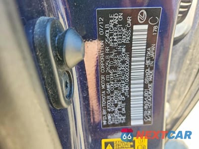 Zdjęcie 12 z 12 samochodu: 2013 LEXUS ES 350 VIN:JTHBK1GG6D2006891 - miniatura