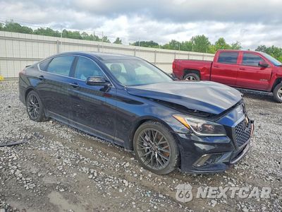 Czwarte zdjęcie samochodu z boku: 2018 GENESIS G80 SPORT VIN:KMHGN4JB2JU245461 - miniatura