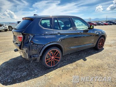 Trzecie zdjęcie samochodu z tyłu: 2014 BMW X3 XDRIVE28I VIN:5UXWX9C55E0D41744 - miniatura