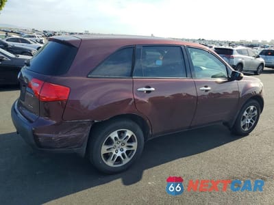 Trzecie zdjęcie samochodu z tyłu: 2008 ACURA MDX TECHNOLOGY VIN:2HNYD28418H529291 - miniatura